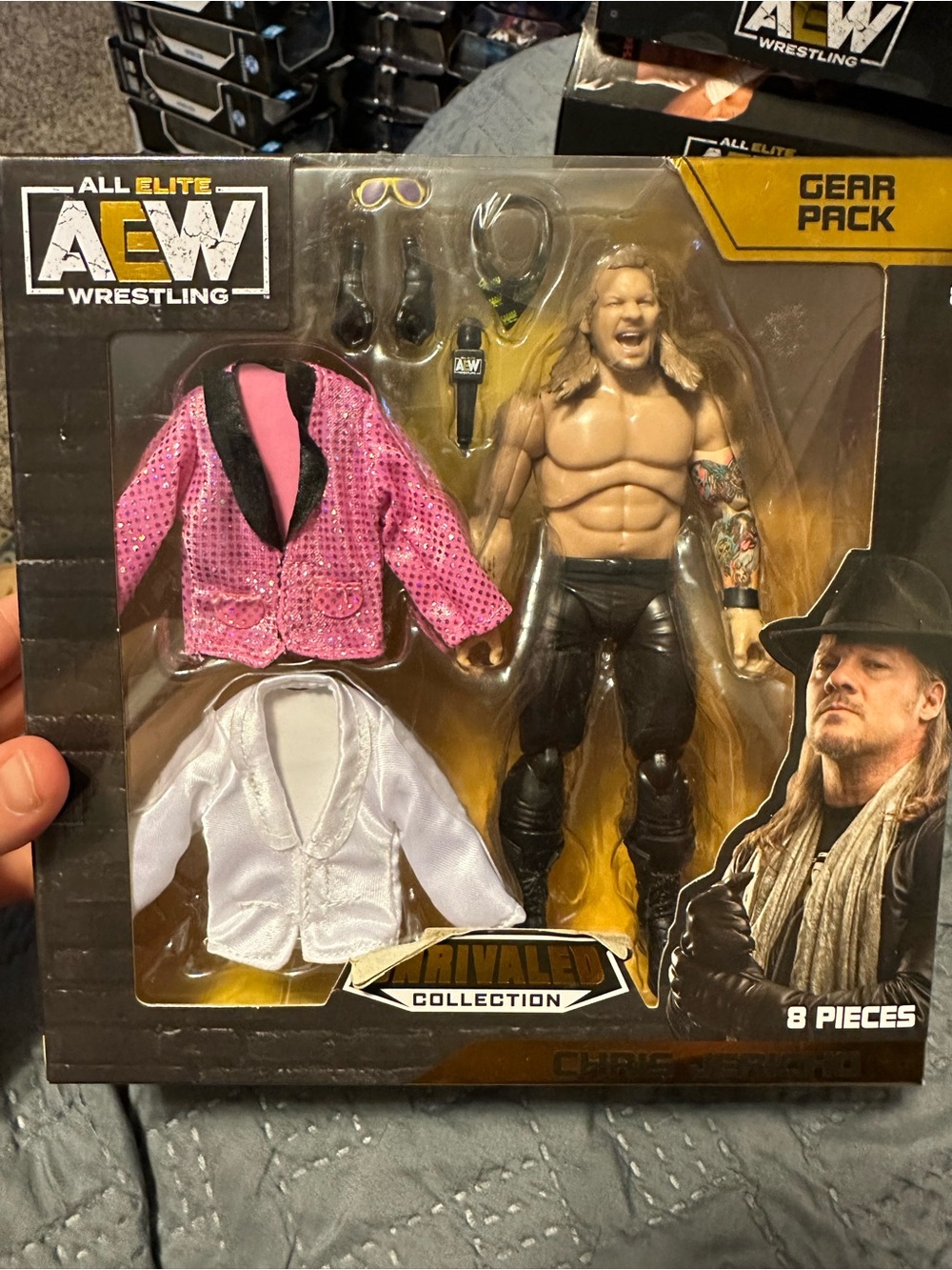 AEW Chris Jericho AEW Chris Jericho Rival Series Action Figure 8 Piece Gear Pack